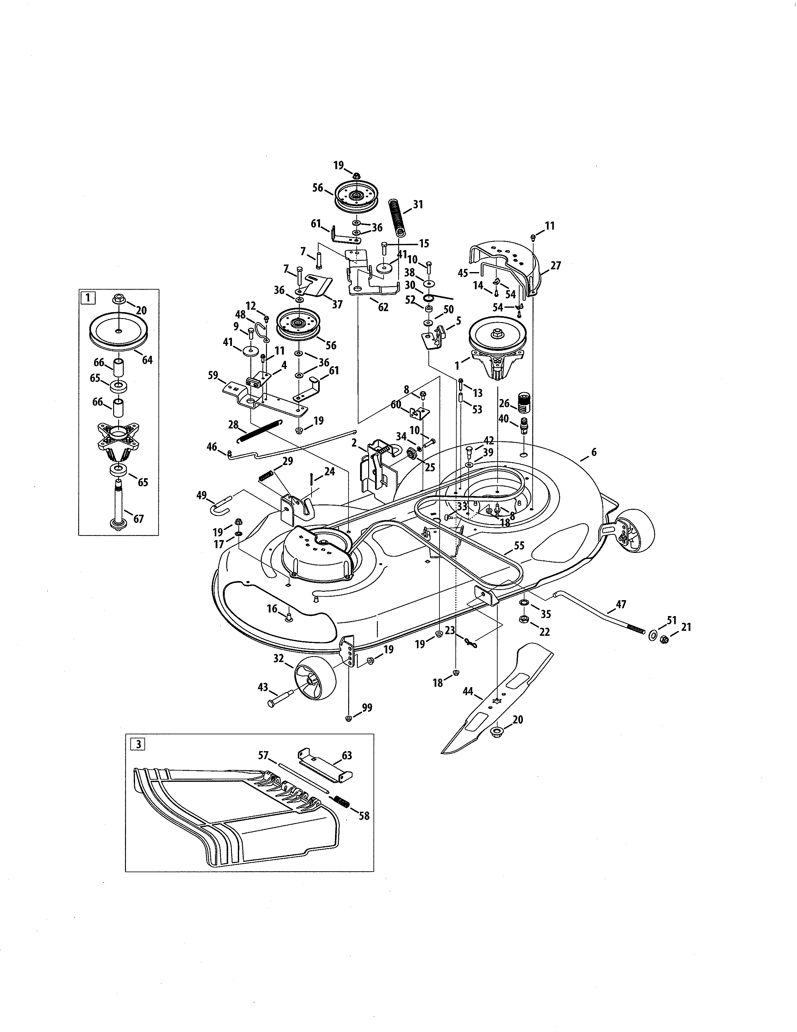 Craftsman LT2000 Parts Diagram